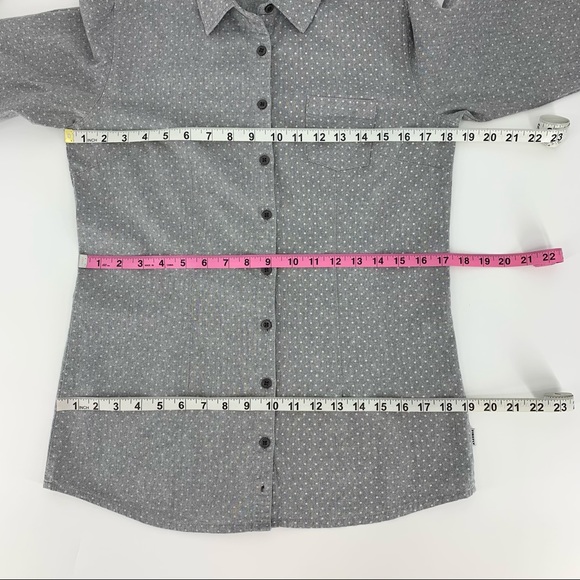 Firefly Polka Dot Flannel Button Down Shirt, Med - Picture 14 of 16